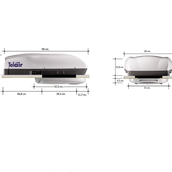 telair Silent afmetingen